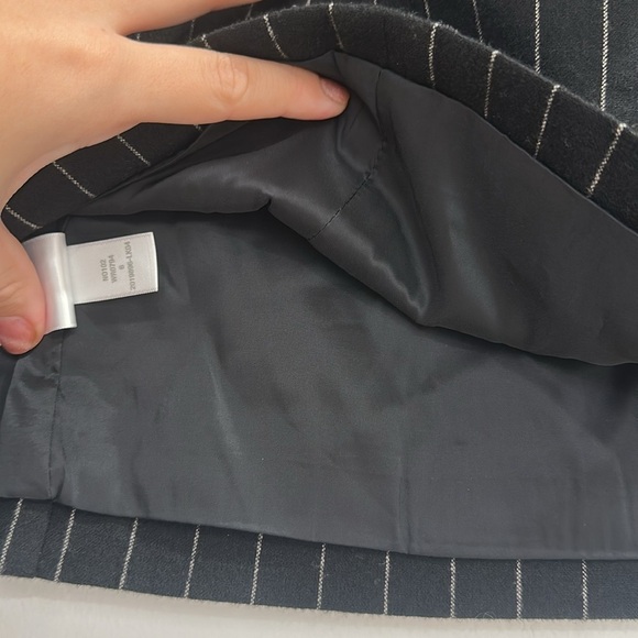 NWT Madewell striped‎ women’s wool miniskirt size 6 - Picture 9 of 11